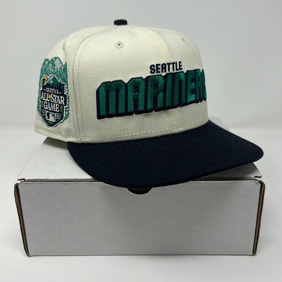 Hat Club Seattle Mariners “Draft Hat” Fitted Hat Size 7 3/8 - Picture 1 of 6